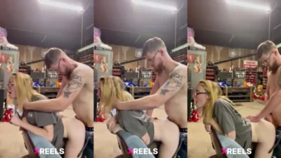 Teen Girl Getting Backshots In Her Workshop By SupervisorR