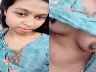 Girlfriend rubbing boobs and hairy pussy FSI nude