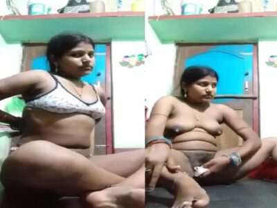 Village lonely wife pussy fingering with horny face