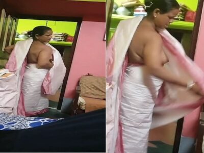 Aunty wearing saree without blouse viral FSI sex