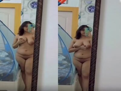 Viral sexy figure nude pics and video before mirror
