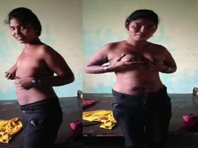 Indian hostel girl topless new MMS sex video