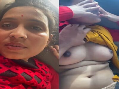 Bhabhi beautiful boobs show to horny lover viral MMS
