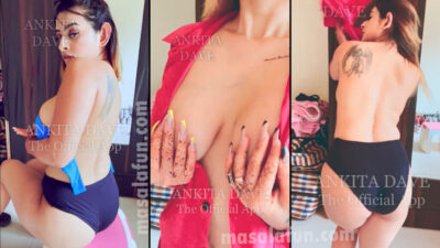 Ankita dave nude exclusive app video leaked