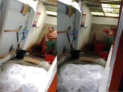 Bhabhi bathing outdoor sex mood caught by devar