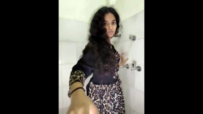 Beautiful desi girl getting ready