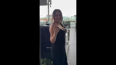 YAMINI EROTIC JUICY POPPING BOOBS CLEAVAGE AIRPORT LOOKS SEXY