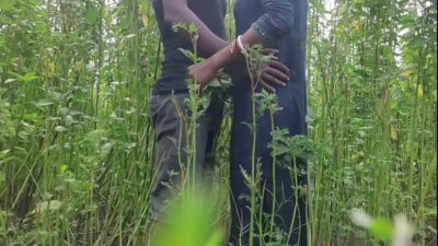 I had sex with my younger sister-in-law in the jungle, full hot pussy fuck sex video