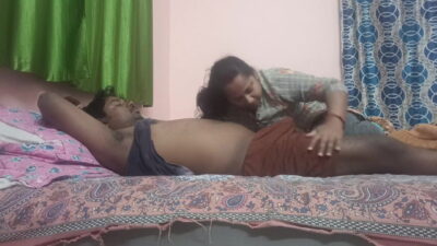 Stepmom Shares Bed with Stepson