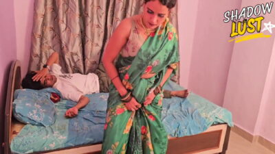 Huge Boobs Indian Maid Stripped off Her Saree and Fucked Hard by Young Boy
