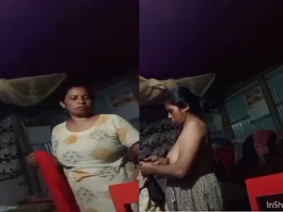 Big boobs mom changing dress caught by son viral MMS