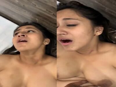 Sex with moans by horny Indian girlfriend MMS