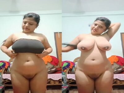 Chubby tanker MILF nude and viral Indian blowjob