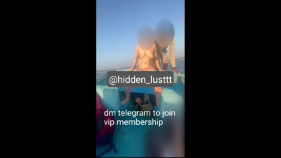 New Hiddenlust viral girl boat dare sex