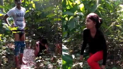 Village couple sex karte pakde gaye