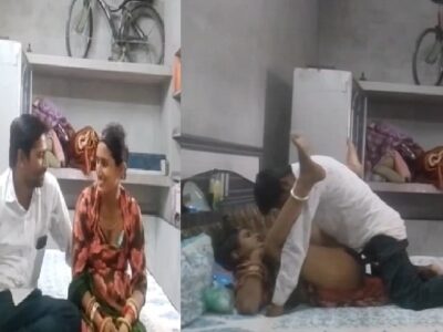 Mature bhabhi pussy fucking by money lender caught on cam