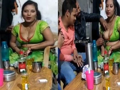 Paid randi boob pressing and boob show to clients