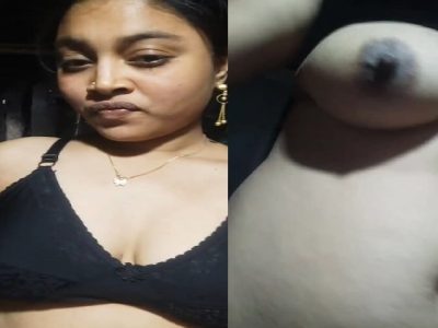Village wife selfie naked boobs and hairy pussy show