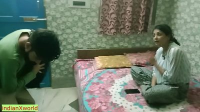 Indian 18yo Bachelor Boy Pussy Fucking His Landlady!!