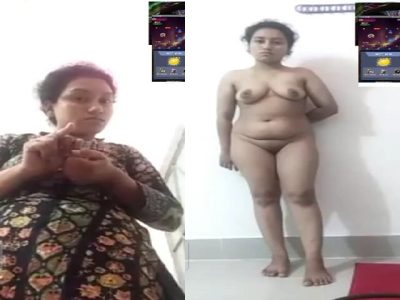 Girlfriend naked hot viral MMS video call to boyfriend