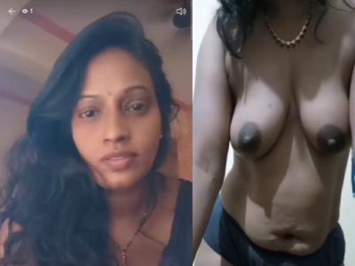 Tamil wife Sailaja shows boobs and big ass viral live