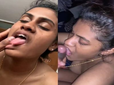Erotic dick sucking girlfriend in doggy viral sex