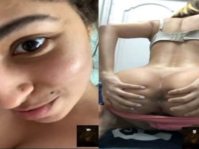 Indian girl showing asshole by spreading big ass