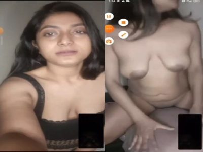 Sexiest Indian lady nude on video call to impress client