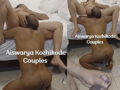 Old man in threesome sex with hot aunty in hotel room