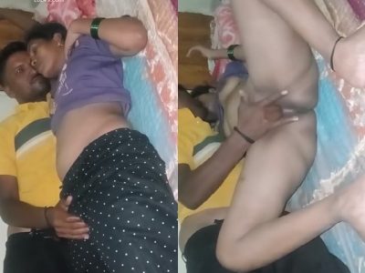 Local guy fucking lonely bhabhi at home after lubricating
