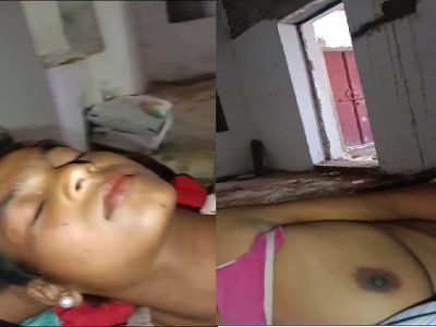 Village tenant couple sex after wife giving handjob