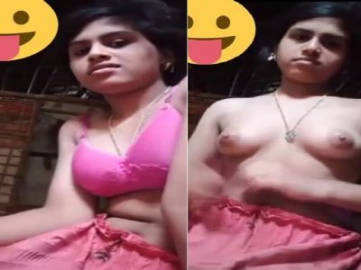 Boobs showing village maal on video call with boyfriend