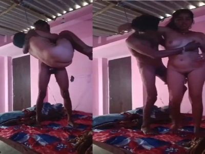 Newly married village wife home sex with husband