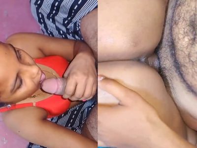 Sexy ass desi wife riding dick of husband after blowjob