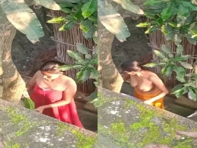 Village mom petticoat removed boob show after bath