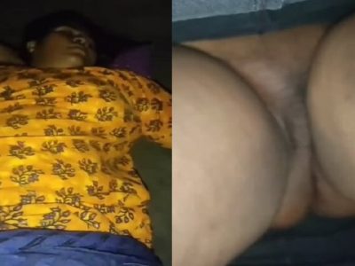 Sleeping mom naked pussy capture by horny son