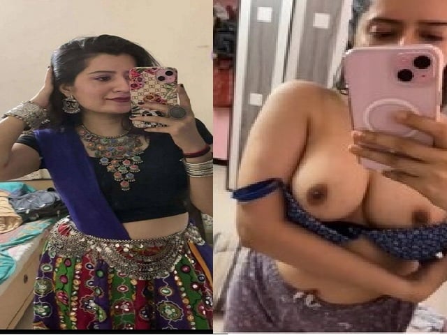 Hot ass sexy figure showing firm boobs by lowering bra