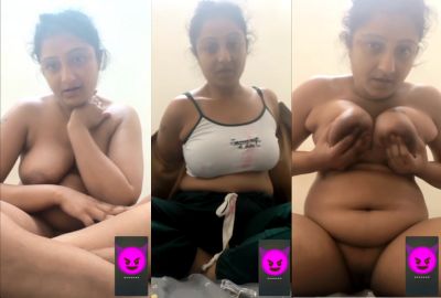 Big-boob lady cheats on her husband on a live video call