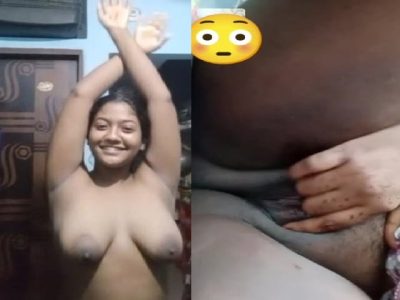 Village GF topless selfie for boyfriend exposed