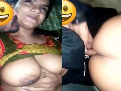 Wife romance and sex with husband with video call to lover