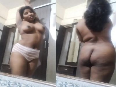 Chubby and dusky desi girl nude video making viral MMS