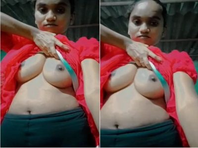 Girlfriend big navel and milk tankers exposed