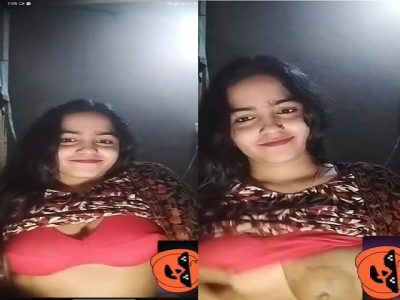 Beautiful maal on whatsapp shows boobs viral video