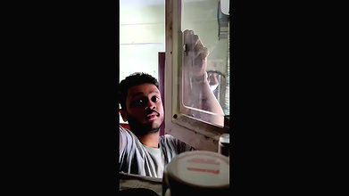 Son secretly captured his mom after bath