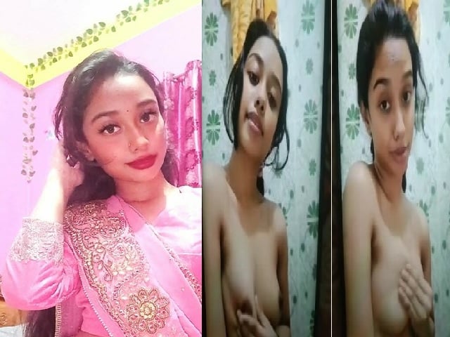 Cigarette smoking Bengali college girl nude in bathroom