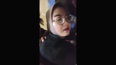 Muslim girl enjoying sex with step brother