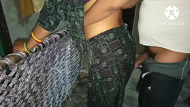 Desi Aunty Doggy Style and Standing Position Sex