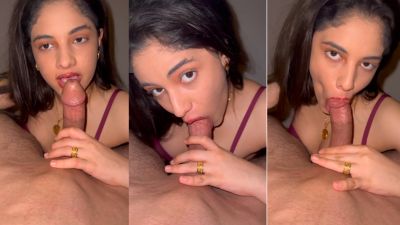 Slutty stepsister gives an Indian blowjob to her stepbrother