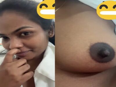 Hyderabad Telugu girl opens shirt and shows boobs