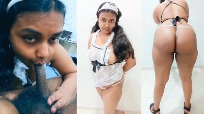 HD Tamil sex video of a lady roleplaying a naughty nurse